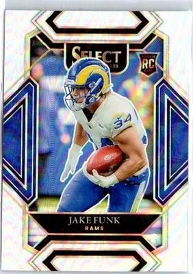 2021 Panini Select Jake Funk Silver Prizm #299 RC - Image 1 of 2