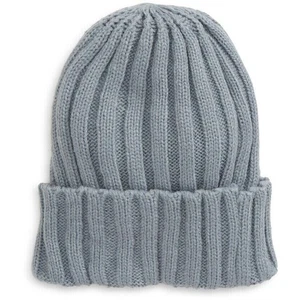 Rainbow Unicorn Birthday Surprise Women's Freya Ribbed Beanie In Grey - Picture 1 of 2