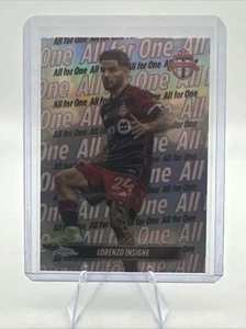 2024 Topps Chrome MLS Lorenzo Insigne All For One Insert Toronto FC - Picture 1 of 2