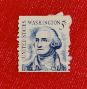 George Washington 5 Cent Blue United States Postage Stamp. Unused. - Picture 1 of 1