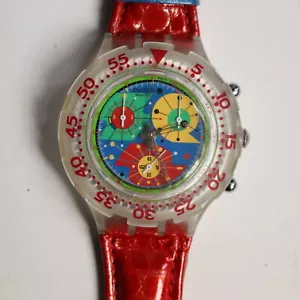 Vintage Swatch SBK104 Aquachrono Lillibeth 1994  - Picture 1 of 2