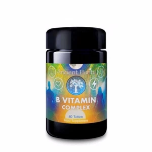 B VITAMINS COMPLEX 60 Tablets | Energy Metabolism Vegan Food State | UK Made - Picture 1 of 8