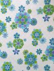 X1 70s Vintage CROWN Wallpaper Roll Flower Power retro 60 MCM Psychedelic Groovy