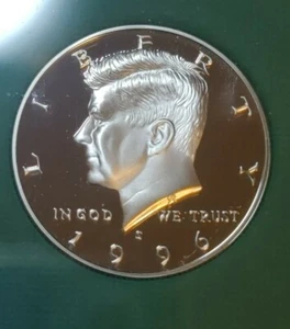 1996 s 1996-s 1996s cameo proof Kennedy half dollar - Picture 1 of 2