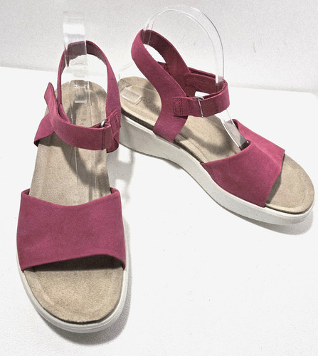 ECCO Flowt sandali bassi donna nabuk magenta taglia EU 41 US 10 10 5