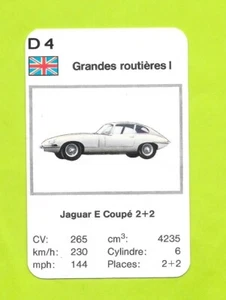 Karte Nr. D4 - Jaguar E Coupe 2 + 2 - Bild 1 von 2