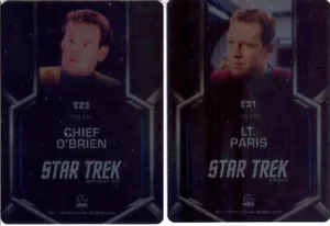 2 Star Trek Inflexiones Expresiones de Heroísmo E23 E31 Teniente París 118/150 PARTIDO #s - Imagen 1 de 1