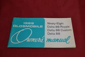 1969 Oldsmobile 88 98 Owner's Manual * ORIGINAL * MINT * FREE SHIP - Foto 1 di 8