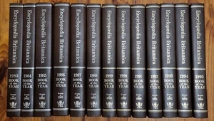 (13 Year Books) ENCYCLOPEDIA BRITANNICA 1983-1995 - Picture 1 of 24