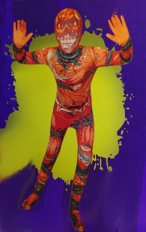 Мальчики боди тыквы Calabaza страшный Хэллоуин Пурим костюм большой 10 12 новый - Изображение 1 из 1