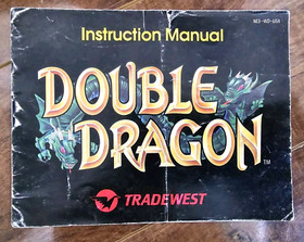 Double Dragon (Nintendo Entertainment System, 1988) NES INSTRUCTION MANUAL ONLY