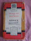 Keswick ‘Seventh Series’ One Inch Ordnance Survey Map 1958 Sheet 82