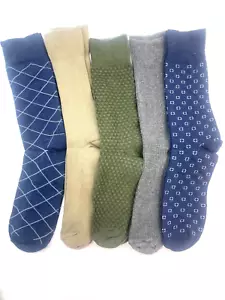 Neu mit Etikett 5 PAAR strukturierte Anzugsocken Goodfellow Crew-Socken für Herren Größe 7-12 - Bild 1 von 4