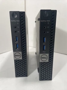 2 Dell Optiplex 7040M Micro Desktop D10U Intel i5 Win Pro - Untested Units - Picture 1 of 8