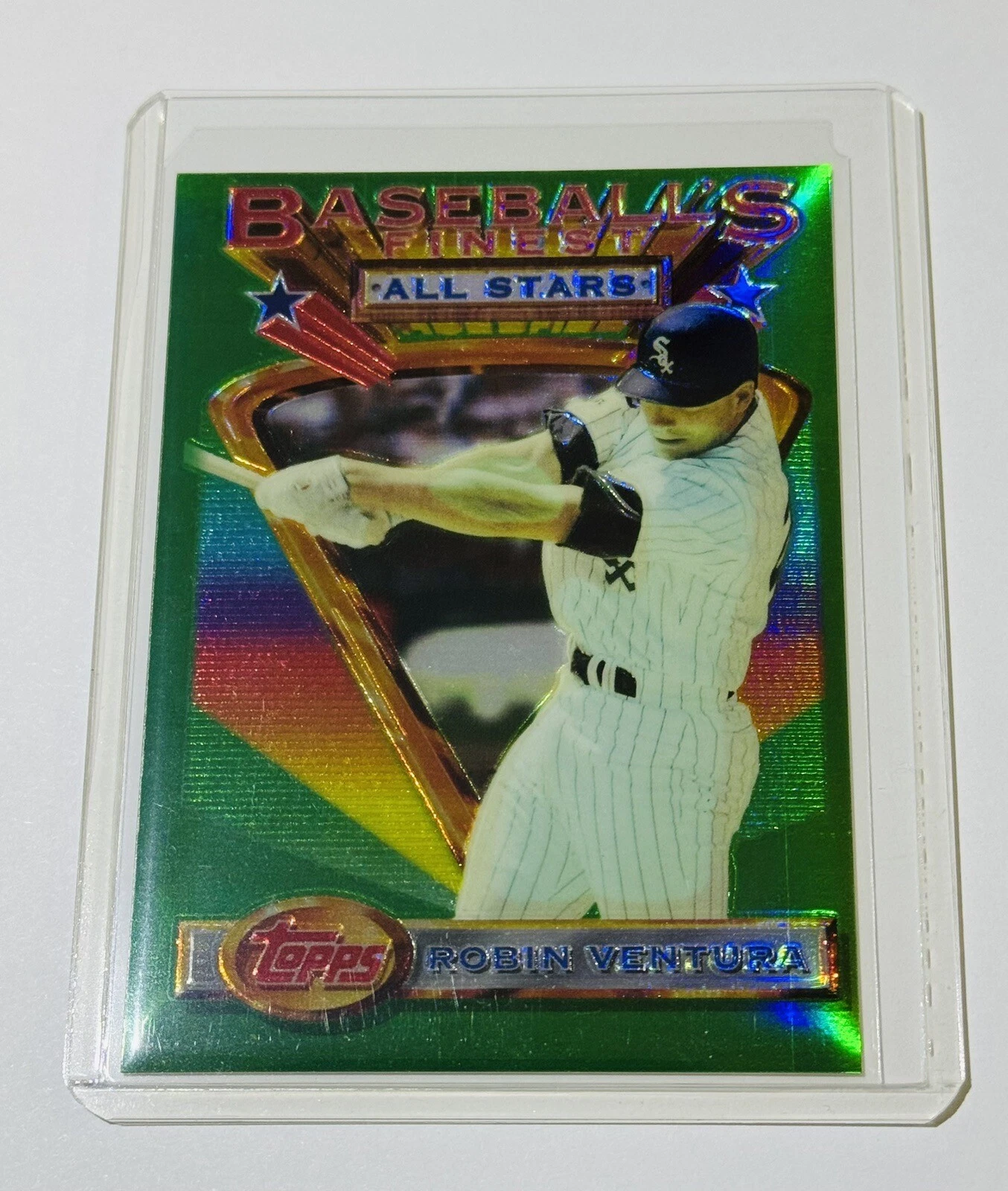 1993 Finest Baseball Robin Ventura REFRACTOR /241 #93 White Sox
