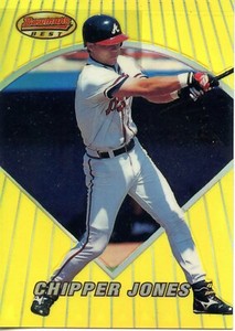 1996 Bowman's Best - Previews Refractor #BBP 1 Chipper Jones