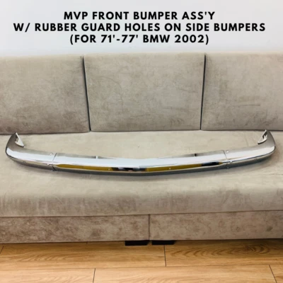 MVP BMW 2002 Front Bumper Set (W/ holes for bumper guard), Brand New - Image 1 of 4