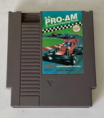 Vintage Original NES RC Pro-Am Racing Video Game Nintendo Entertainment System - Image 1 of 4