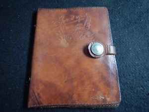 Collectible Rick James Fire it Up Stone City band leather travel document holder - Picture 1 of 12