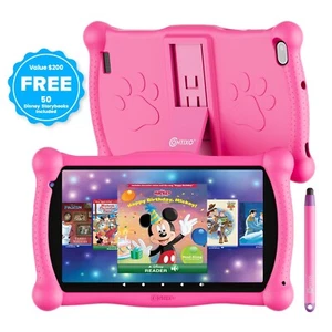 Contixo V10 7 Inch Kids 32GB Wi-Fi Android Tablet with Disney eBooks Dual Camera - Picture 1 of 25