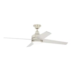 PARTS ONLY Mercer 52 in. LED Indoor Brushed Nickel Ceiling Fan Replacement Parts - Picture 1 of 15