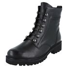 Ladies Remonte Stylish Military Style Ankle Boots D8670