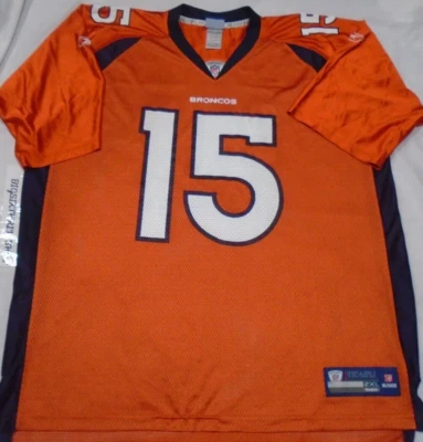 Camiseta deportiva Reebok on Field Tim Tebow #15 NFL Equipment Denver Broncos talla 2XL Foto 1 de 2