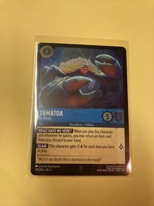 Disney Lorcana 159/204 Tamatoa Super Rare Holo Foil Card TCG The First Chapter