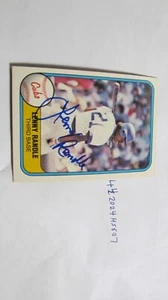 1981 Fleer Lenny Randle signed Baseball Card - Picture 1 of 2
