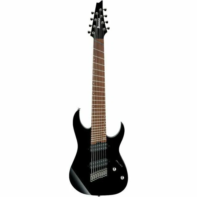 Ibanez RGMS8 RG Series Electric Guitar - Black