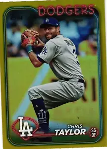 2024 Topps #246 Chris Taylor Gold Foil - Picture 1 of 2