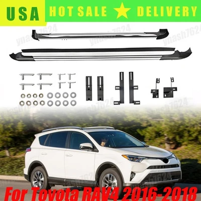 5'' Running Boards Side Step Nerf Bar For Toyota RAV4  2016-2018 US - Image 1 of 4