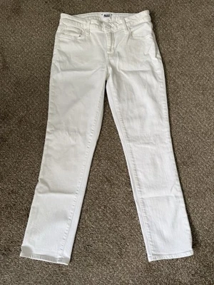 Parche de moda PAIGE Brigitte para mujer - Jeans blancos nítidos talla 26 Foto 1 de 4