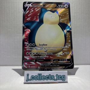 Snorlax V - Sword & Shield Base Set - 197/202 - NM/M - Picture 1 of 3
