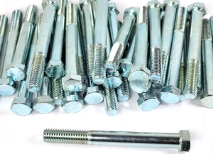 7/16-14 x 4 in Grade 5 Hex Bolt 7/16"-14 x 4" Grade 5 Hex Cap Screw  ~ 32 PCS - Picture 1 of 2