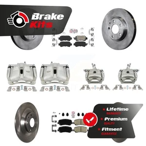 Front Rear Brake Caliper Rotor & Ceramic Pad Kit (10Pc) For 2013-2015 Mazda CX-5 - Picture 1 of 1
