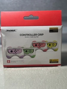 BRAND NEW DOBE CONTROLLER GRIP HOLDERS FOR NINTENDO SWITCH OLED JOY-PAD GR/BL - Picture 1 of 2