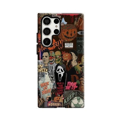 Horror Movie Halloween Case for Samsung Galaxy S20 S23 S24 S25 Plus Ultra 5G - Image 1 of 4