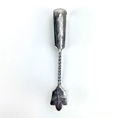 Hermosas pinzas de azúcar rusas antiguas de plata 84 Foto 1 de 4