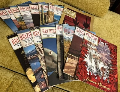 Arizona Highway Magazine Lot Of 18 Issues 1960 - 1961 Beautiful Photography Foto 1 de 4