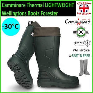 Camminare Thermal LIGHTWEIGHT EVA MATERIAL Wellies Wellingtons Boots Forester - Picture 1 of 5