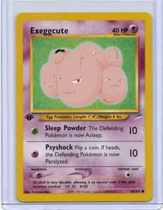 Pokemon Neo Destiny 1st Edition Exeggcute #064/105 Common Vintage - Picture 1 of 2