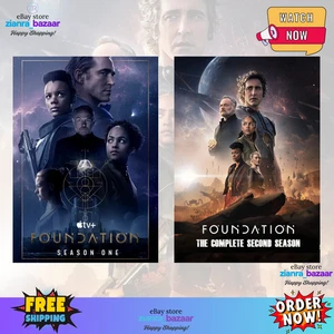 Foundation : TV Series Seasons 1&2 ( 2021-2023 ) Full HD Blu Ray Region Free - Picture 1 of 6
