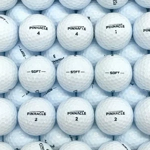 Pinnacle Soft Used Golf Balls 5A AAAAA 50 Balls Cheap Low Compression Golf Balls - Picture 1 of 7