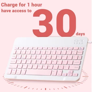 Mini Wireless Keyboard Bluetooth Keyboard for Ipad Phone Tablet Portable Bluetoo - Picture 1 of 26