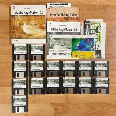 Adobe PageMaker 6.0 Mac Education Edition with Serial & Box 3.5”/CD UNTESTED - Image 1 of 4