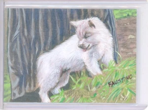 2019 GAME OF THRONES INFLEXIONS HAND DRAWN SKETCHAFEX SKETCH CARD FAUSTINO - Picture 1 of 2