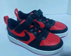Retro Red & Black Nike Shoes Basketball Shoes Low Top Youth Kids US 11 C - Picture 1 of 8