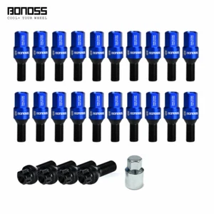 BONOSS 20x Blue Forged Wheel Lug Bolts for BMW G20 G21 M3 G30 M550i F90 M5 M4 - Picture 1 of 8
