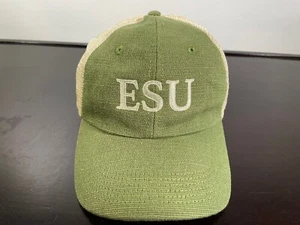 ESU, Embroidered Hat Cap Adjustable Strap. New. Olive Green and Beige. Nice! - Bild 1 von 5